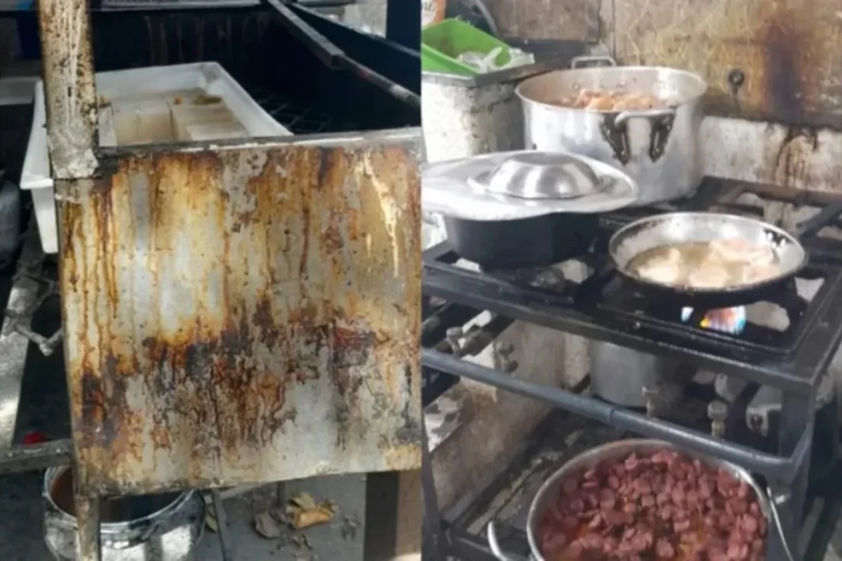 Vigilância visita restaurante e o que encontra lá dentro tira o apetite de qualquer um