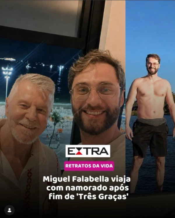 Miguel Falabella assume namoro discreto com empresário 30 anos mais novo e bastidores vazam 34