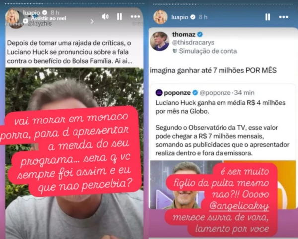 ‘Merece surra de vara’: Luana Piovani critica Luciano Huck nas redes sociais e ainda marca Angélica 34 Nf7nS2yPiswWgPnPsIcg6c0UTNmwR5pgdDHQEOvo