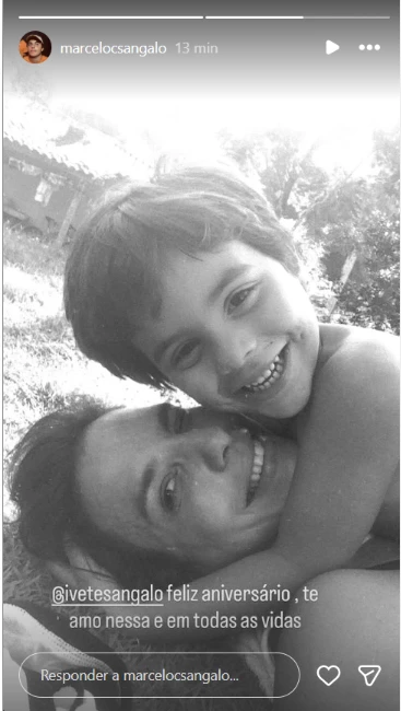 Marcelo Sangalo assume redes de Ivete e faz desabafo sobre ciúme da mãe: ‘nunca tive você só pra mim’ 34 V2EVem22wuukjM5uiIh8s02tQH3qW7ARUbm6f7IH