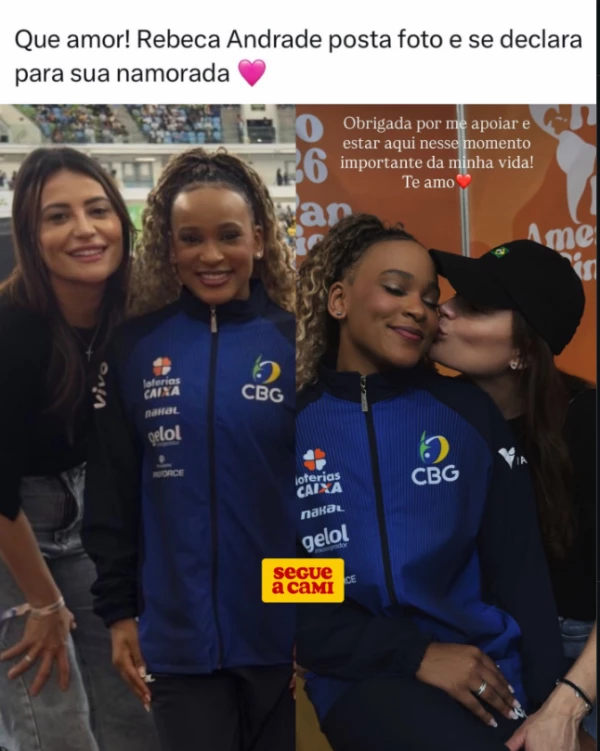 Namorada? Rebeca Andrade publica foto carinhosa com mulher 34