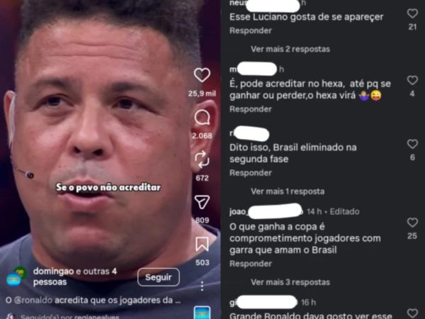 Ocorrido com Ronaldo no Domingão com Huck está dando o que falar: ‘Esse Luciano gosta de se aparecer’ 34