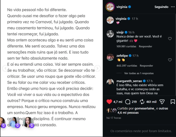 Virginia Fonseca sofre ataques no Maracanã e desabafa sobre sensação ruim: ‘Me senti acuada’ 34