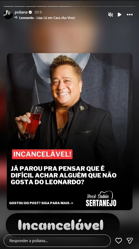 ‘Difícil achar alguém’: esposa de Leonardo não perde tempo após ocorrido com o marido 34 zdMLGKZb45hi6crg2j3HJtEZ8dNF2gRhrEwd35mA
