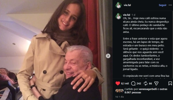 Enteada de Renato Machado desabafa após morte do jornalista e emociona: ‘A vida não avisa’ 34