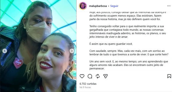 ‘Luto’: o desabafo da amiga de Preta Gil no primeiro ano da morte da cantora 37