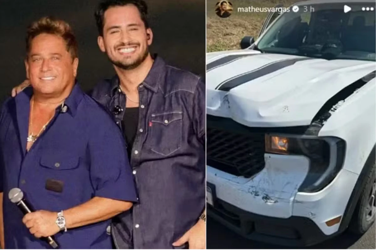 Chega informação sobre acidente de carro envolvendo filho de Leonardo