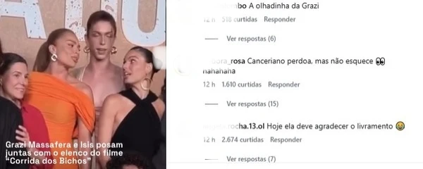 Grazi reencontra Isis anos após polêmica envolvendo Cauã e atitude dá o que falar: ‘Perdoa, mas não esquece’ 34 D9p6ASdokk3qYyj3Vs9MQFZ8fT0Zs7SXEBScUPvr