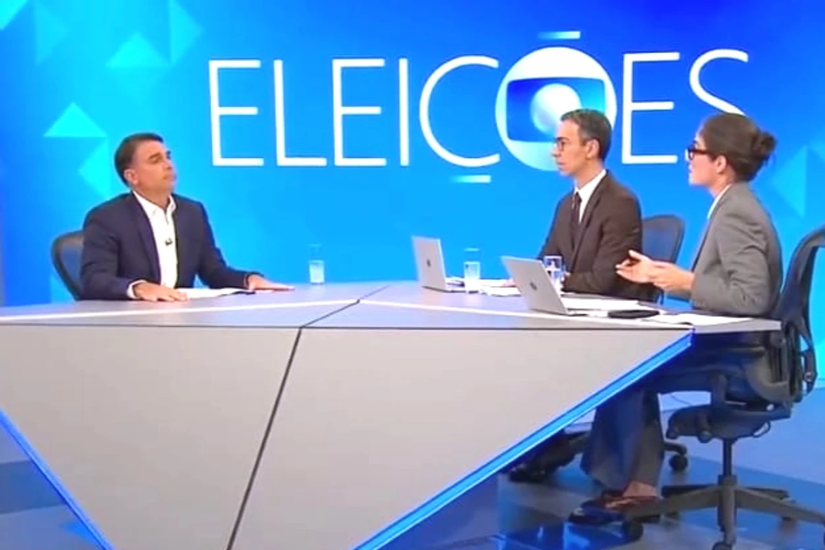 Flávio Bolsonaro se explica sobre R$ 61 milhões e faz revelações durante sabatina no JN