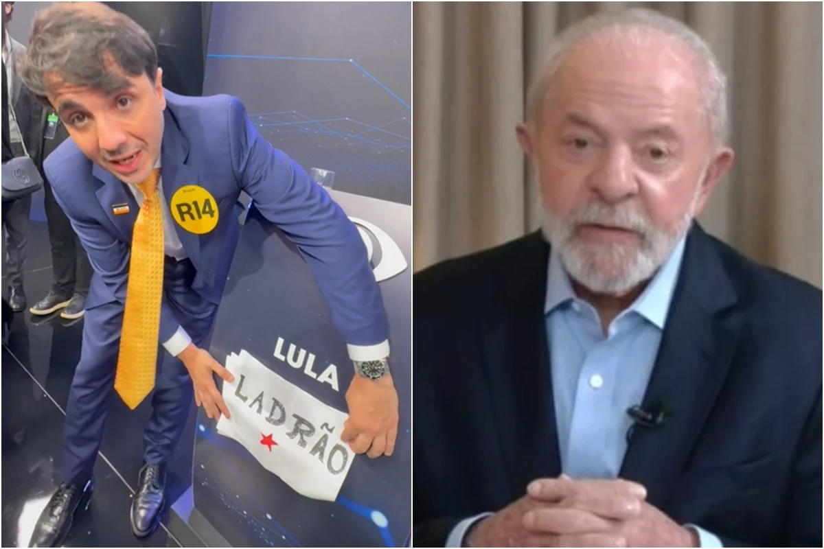Renan Santos detona Lula em debate da Band: ‘bêbado safado…’