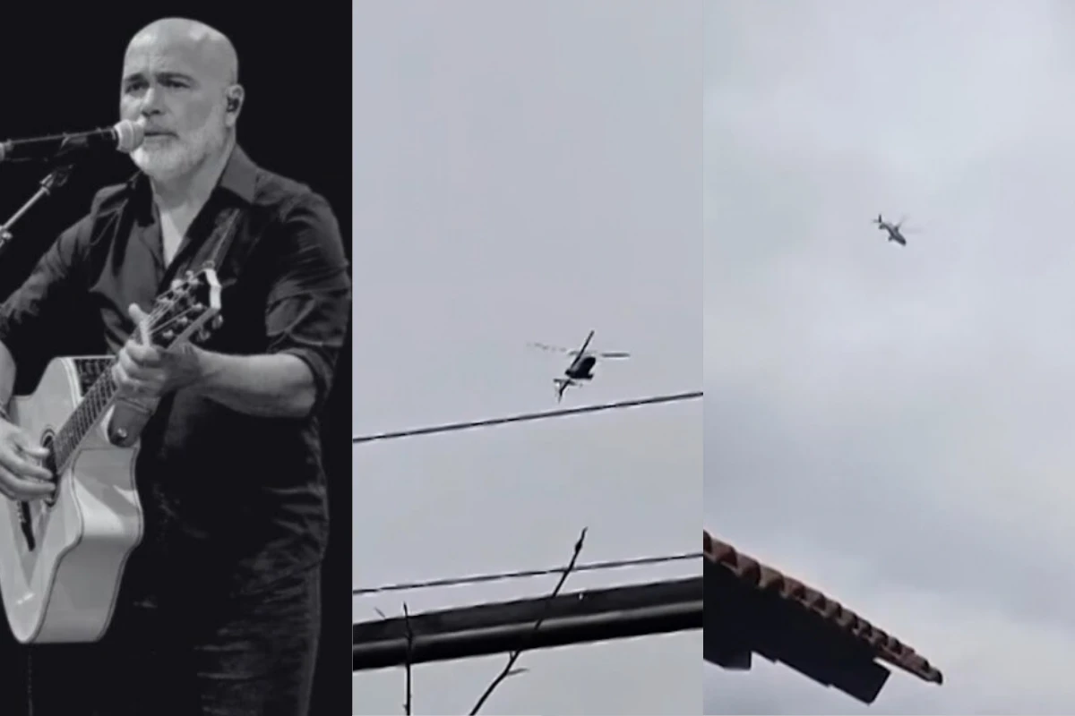 Vídeo: Globo divulga imagens dos momentos finais do voo que matou Rick; helicóptero cai em seguida