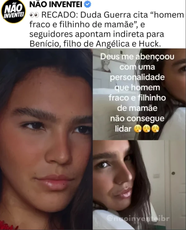 Alfinetou Angélica? Esta foi a frase de Duda Guerra sobre relacionamentos que está dando o que falar; veja 34 EZZnTmozc4vjB9mab3tJvV3p5G5ECugwzwhpKbVL