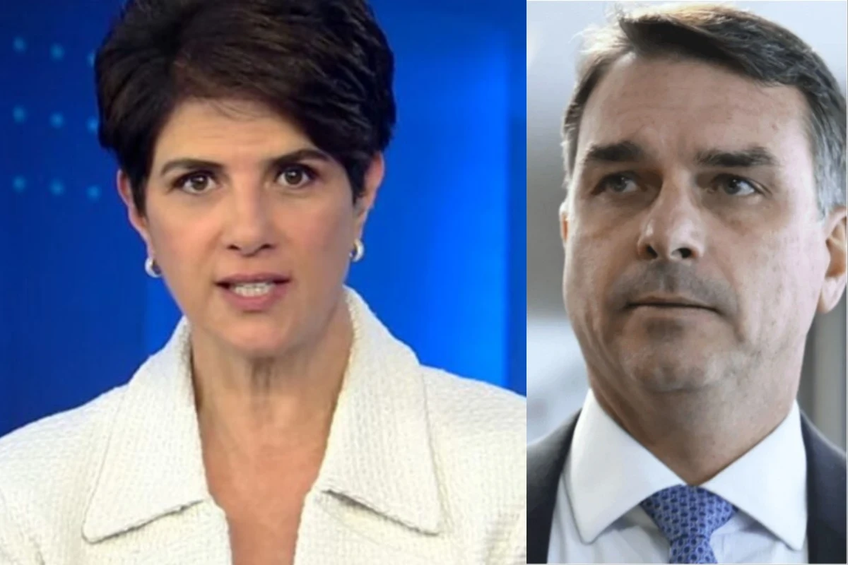 Flávio Bolsonaro não aparece para sabatina na Record e Mariana Godoy se manifesta ao vivo: ‘O candidato…’