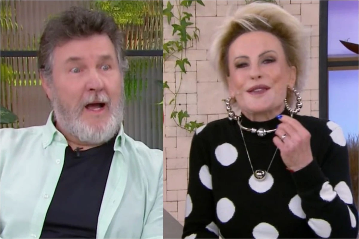 Ao vivo, Ana Maria Braga comete gafe ao receber famoso ator da Globo no Mais Você