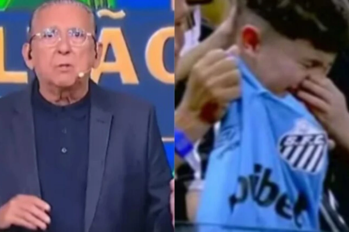 Galvão Bueno condena atitude de torcedores do Corinthians contra menino após gesto de Neymar