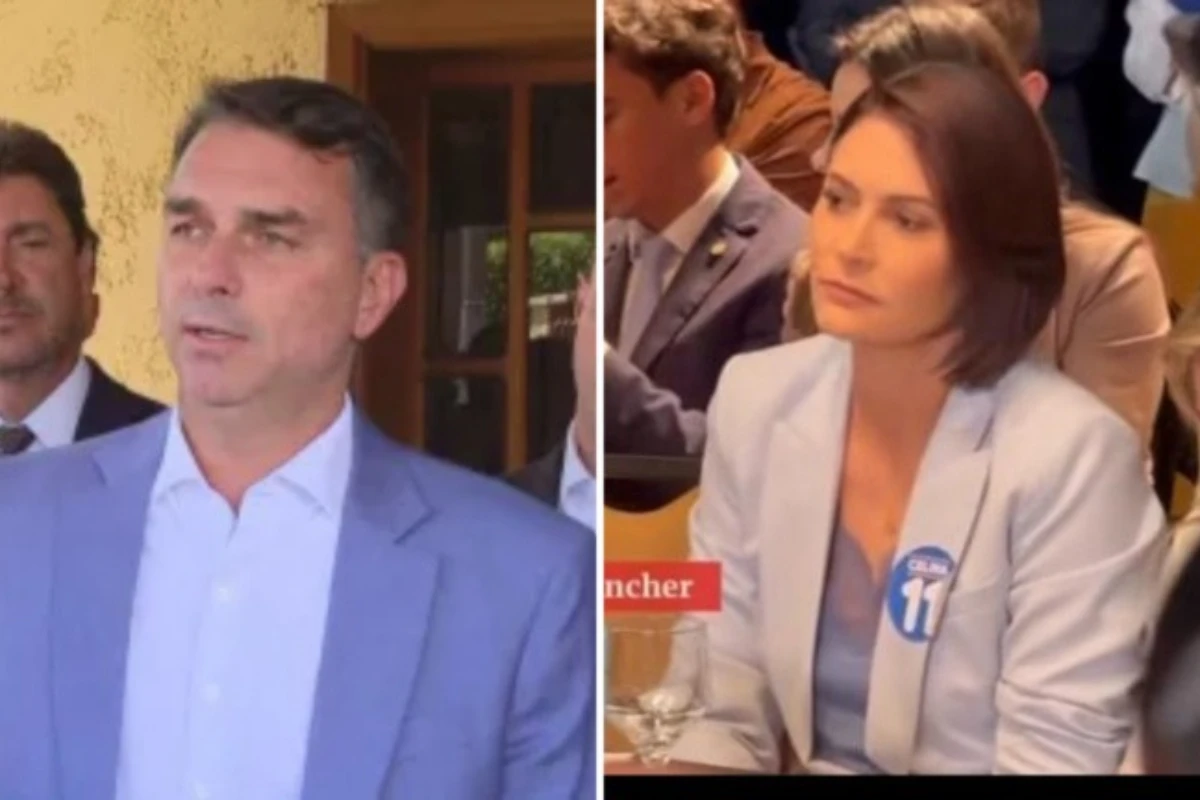 Esta é a condição imposta por Michelle para viajar com Flávio Bolsonaro em campanha