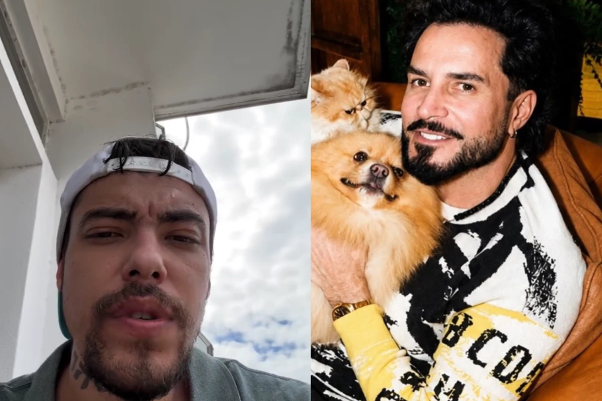 Filho de Latino desabafa após ser expulso de casa: ‘Não tenho pra onde ir e estão chamando a polícia pra mim’