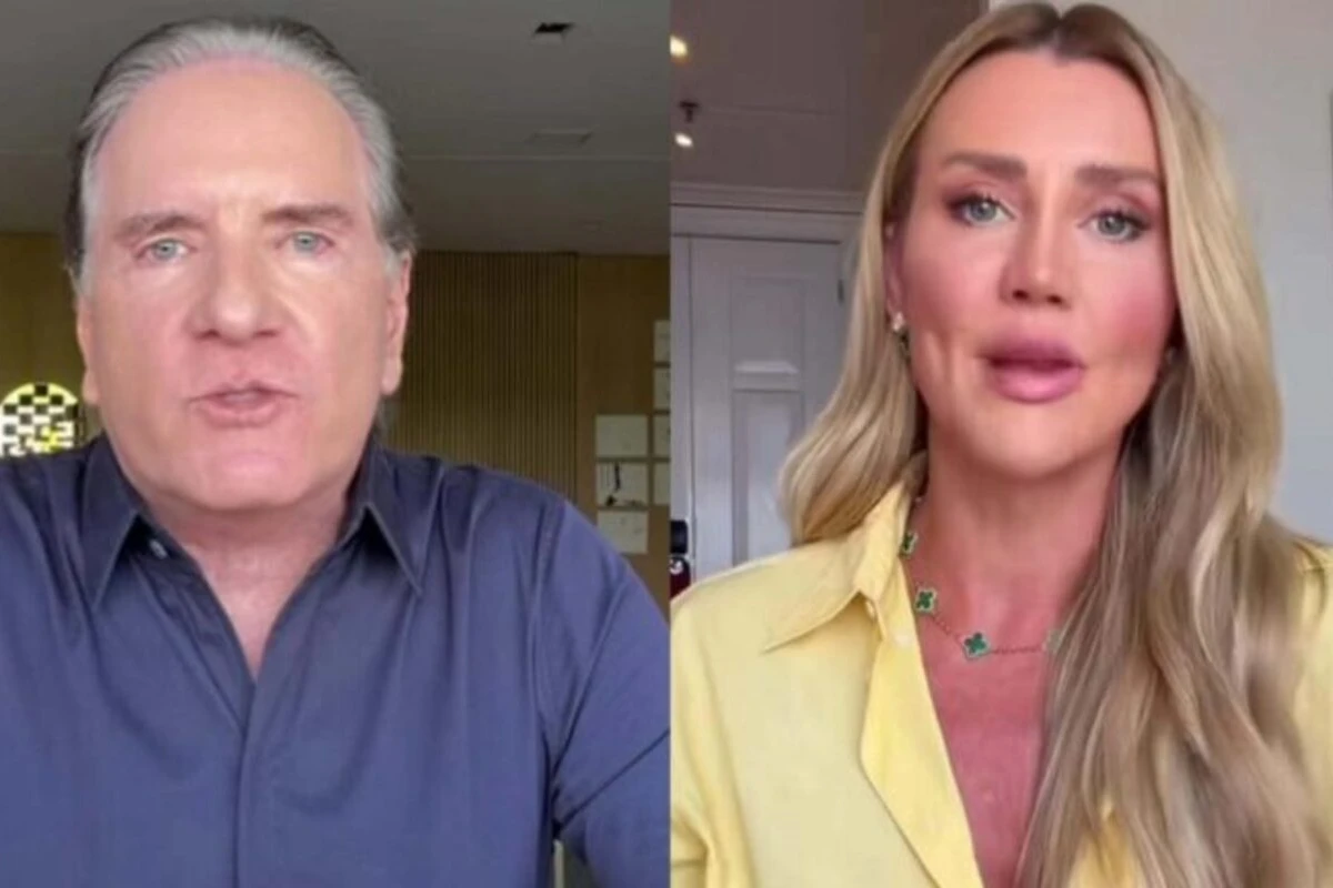 Esta foi a opinião da esposa de Roberto Justus que fez Flávio Bolsonaro se manifestar: ‘mulheres desse…’