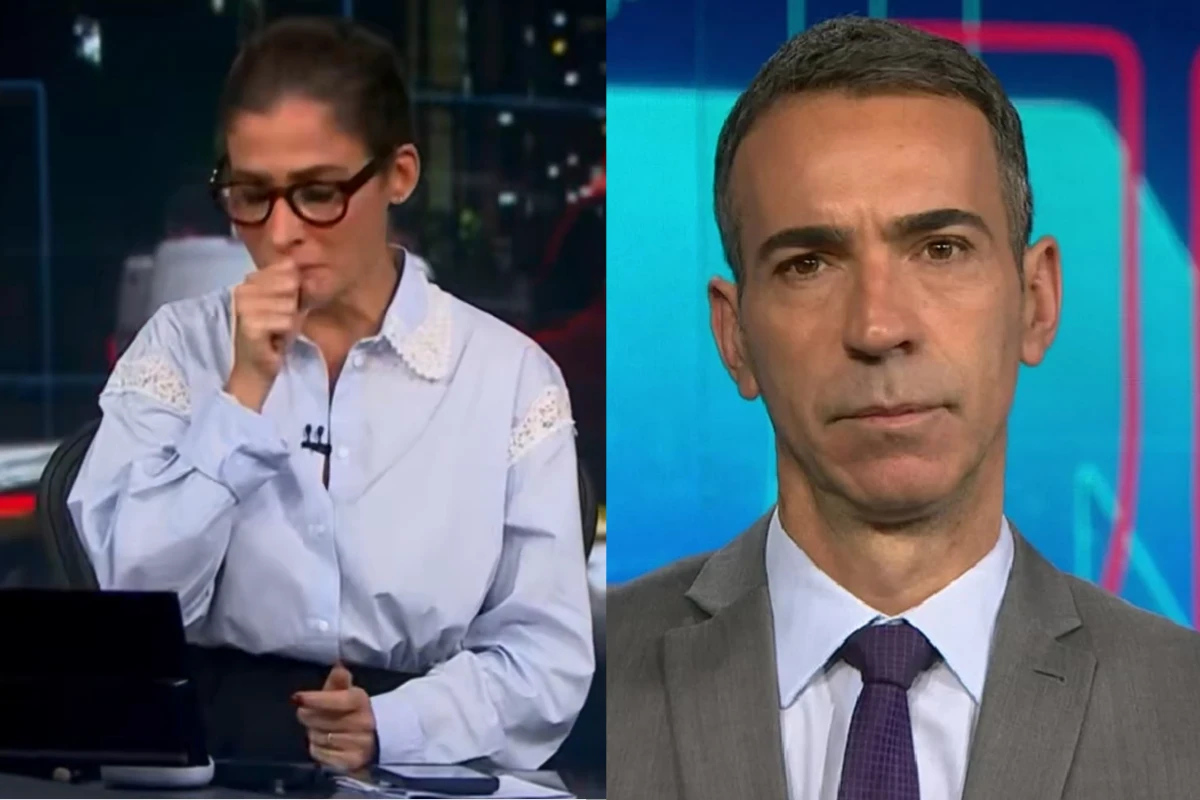 Após ocorrido com Renata ao vivo, JN passa por interrupção e César Tralli retorna com notícia ao público