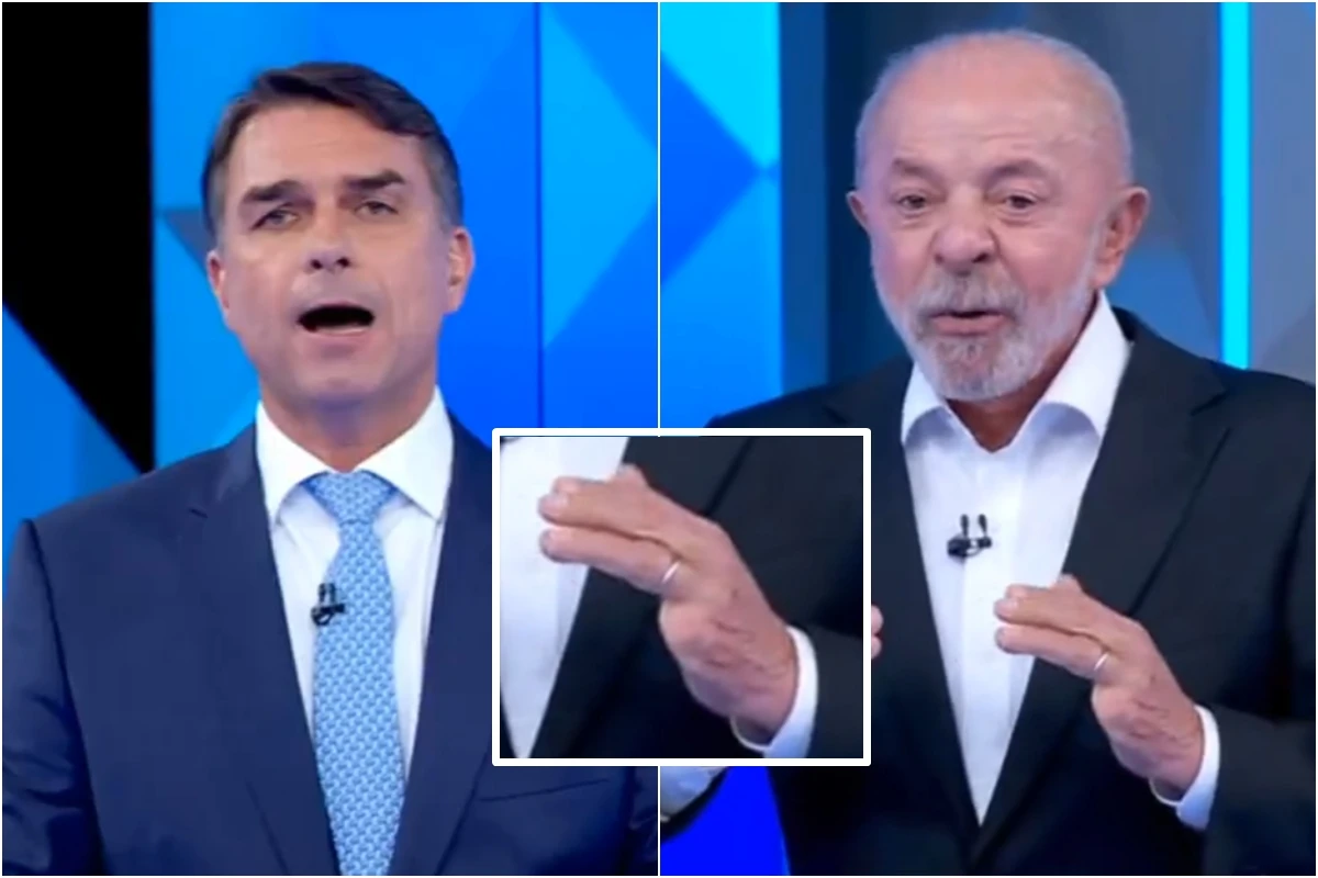Durante debate na Globo, Lula se revolta após ser chamado de ‘nove dedos’ por Flávio: ‘Não vou permitir…’