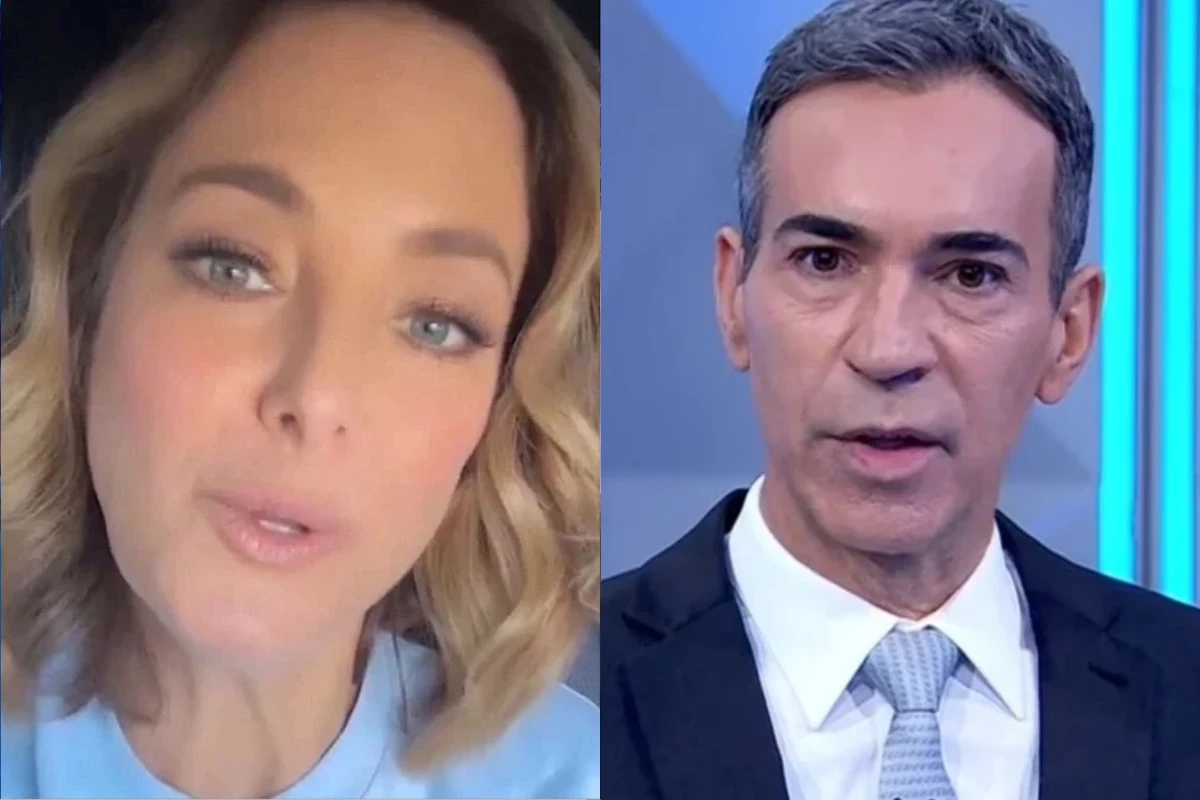 Ticiane Pinheiro não fica calada e sai em defesa de César Tralli após ocorrido na Globo