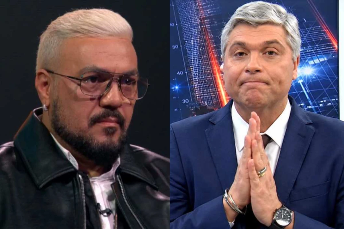 Ao vivo no Brasil Urgente, Joel Datena reage após ocorrido com Belo: ‘Poxa vida!’