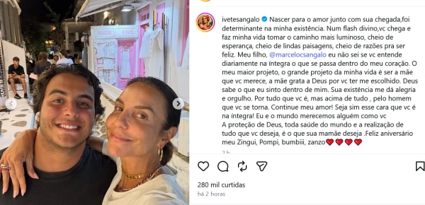 Namorado de Ivete Sangalo parabeniza o filho da cantora, Marcelo 34