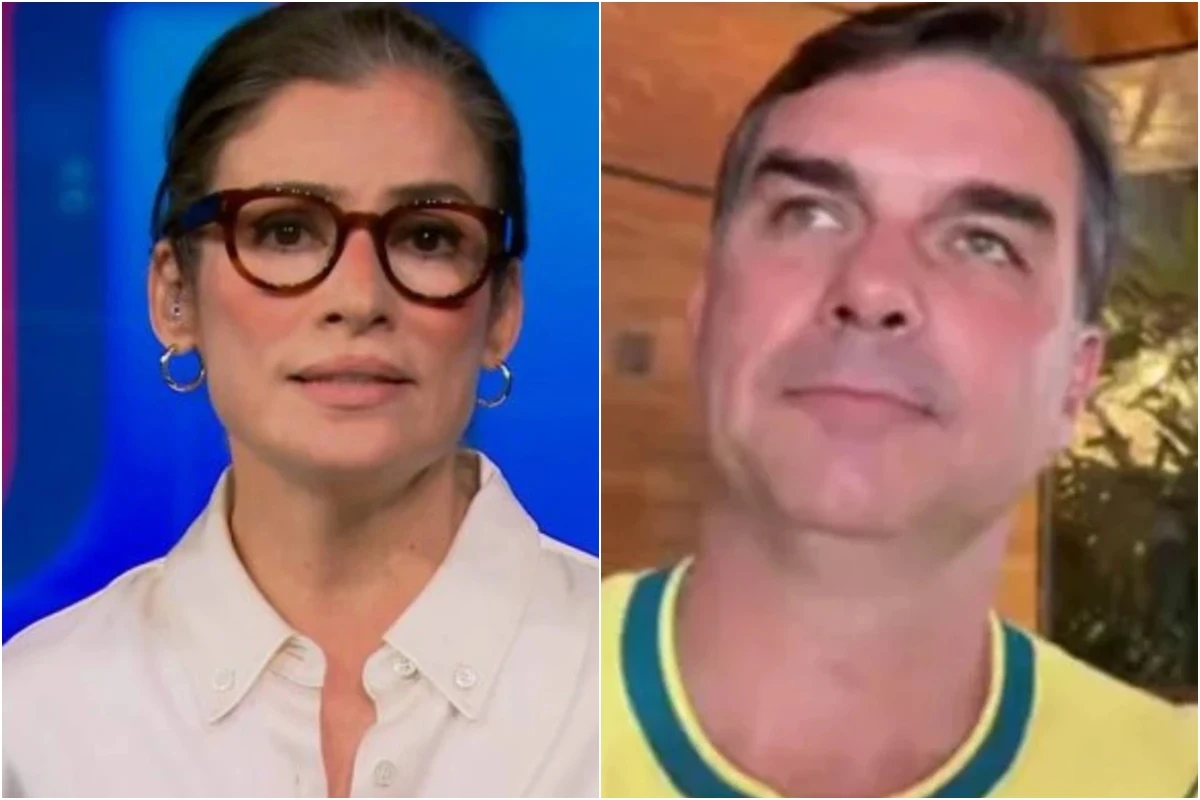 Ao vivo na Globo, Renata Vasconcellos dá notícia sobre Flávio Bolsonaro: ‘deixou o Brasil e…’