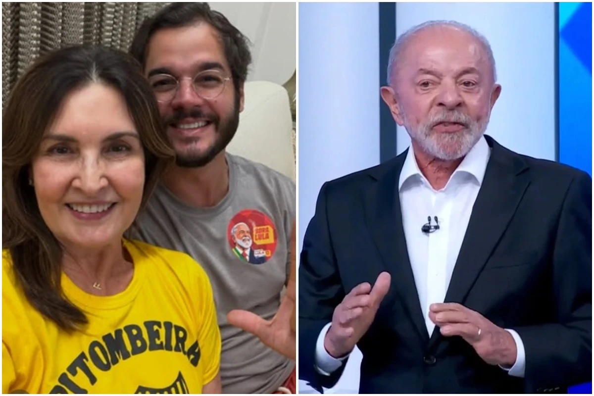 Fátima Bernardes comemora a vitória de Lula ao lado do namorado e público reage: ‘quando forem…’